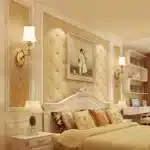 Nordic Wall Lamp with Switch Living Room Bedroom Bedside Modern Simple Led Indoor Wall Lights Glass Shade Decor Miroir Mural