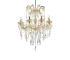 HMS Transparent Glass LED Ceiling Light Candle Style Empire Chandelier & Pendant Lights