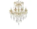 HMS Transparent Glass LED Ceiling Light Candle Style Empire Chandelier & Pendant Lights