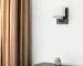 HMS Modern Contemporary One Light Bronze Wall Sconce with White Glass Novelty LED Warm White Wall Lamp for Bathroom Use