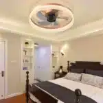 Ceiling Fan Dimmable LED Light Modern Slim Recessed Mount Unavailable Other Platforms-Temu FCJ Featuring DC Motor Wood/Abs