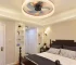 Ceiling Fan Dimmable LED Light Modern Slim Recessed Mount Unavailable Other Platforms-Temu FCJ Featuring DC Motor Wood/Abs