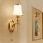 Nordic Wall Lamp with Switch Living Room Bedroom Bedside Modern Simple Led Indoor Wall Lights Glass Shade Decor Miroir Mural