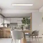 51W LED Flush Mount Ceiling Light, Dimmable Modern Linear Lamp, Low Profile High Brightness Fixture for Kitchen, Shop – top
