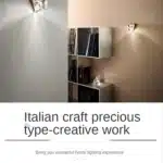 Italian Minimalist Bedroom Bedside Nordic Crystal Wall Lamp Living Room LED Light Staircase Aisle Corridor Lighting Ceiling