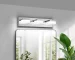 Ship in USA,Modern Chrome LED Vanity Light,3-Lights Wall Sconce for Bathroom and Mirror,Sleek Minimalist