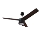 52 Inch Modern DC Motor Ceiling Fan High Speed Remote Control Black Color Energy Saver for Hotels Households Latest Design