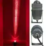 Narrow Angle Led Lawn Light 6 Color Landscape Bulb Flood Spotlight IP65 Waterproof Outdoor Led Spot Light – angled view