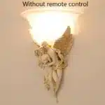 Nordic Modern Wall Lights for Home Bedroom Bedside Lamp Angel Shaped Resin Wall Lamp Europe Style Creative Retro LED Wall