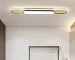 48W Modern LED Ceiling Light, 43.3" Dimmable Acrylic Flush Mount Fixture with Remote for Kitchen, Dining Room, Hallway