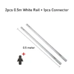LED Track Light Spotlight with E27 9W Bulb Track Lights Fixture Clothing Shop Store Hone AC85~265V – angled view