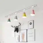 LED Track Light Spotlight with E27 9W Bulb Track Lights Fixture Clothing Shop Store Hone AC85~265V