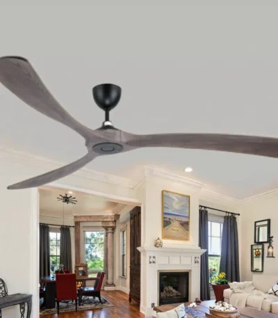 Intelligent Silent Remote Control App Electric Modern Vintage 72 Inch Large Size Ceiling Fan for Living Room Household Hotel