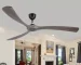 Intelligent Silent Remote Control App Electric Modern Vintage 72 Inch Large Size Ceiling Fan for Living Room Household Hotel