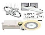 Modern LED bathroom mirror light with acrylic lampshade and stainless steel sconce