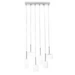 HMS Six-Light LED Ceiling Light for Kitchen Island Modern Contemporary Design Warm White for Room Creative Shades for Home