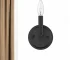 HMS Contemporary One Light Matte Black Wall Sconce Modern for Living Room Bedroom Bathroom Hotel with E26 Base Custom Packed