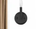 HMS Contemporary One Light Matte Black Wall Sconce Modern for Living Room Bedroom Bathroom Hotel with E26 Base Custom Packed