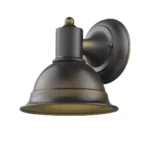 HMS Modern Minimalist Wall Sconce Antique Bronze Aluminum with Warm White Light 220V Brass Body for Home Interior
