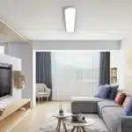 51W LED Flush Mount Ceiling Light, Dimmable Modern Linear Lamp, Low Profile High Brightness Fixture for Kitchen, Shop