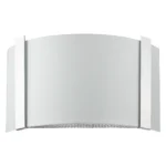HMS Polished Chrome Wall Sconce with Frosted Glass Shade Modern Indoor Warm White Crystal Lamp for Living Room or Hotel