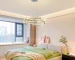 3-Ring Crystal Chandelier, Dimmable Pendant Light with Remote, Adjustable Height Ceiling Light for Living Room, Dining Room