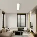 39.4" Dimmable LED Ceiling Light, 48W Ultra-Thin Long Lamp, 3000-6000K Adjustable, High Brightness Low Profile for Bedroom