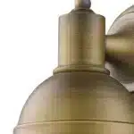 HMS Brushed Gold Aluminum Wall Sconce Elegant Accent for Home Decor – styled in a modern Wall Sconces setting