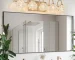 29" Modern Crystal Bathroom Vanity Light,5-Light Golden Wall Sconce with Clear Glass Shade, Elegant Wall Mount Lighting No