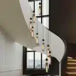 US Stock Free Shipping 23.6 Inch 9-Light E26 Pendant Chandelier Hanging Ceiling Light for Dining Living Room and Stairwell
