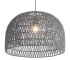HMS Modern Gray Lantern Metal Dimmable Ceiling Light Shades 6000K CCT IP44 Remote for Home Office Living Room Bedroom Hotel