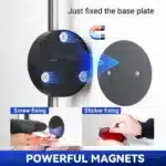 Magnetic Rechargeable 50 Wall Lamp Black Gold For Living Room Bedroom Hallway Study Stairwell Cloakroom LED Lighting Wiring
