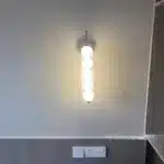 Nordic Modern Glass Bed Head Wall Lamp Minimalist Sconce for Bedroom Corridor Living Room Background Wall Decor