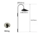 Creative Bedroom Bedside Rotatable Wall Lamp Minimalist Modern Designer Study Living Room Sofa Side Decorative Lighting