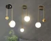ASANZUO Glass Ball Lampshade Wall Lamp Gold Home Decor Living Room Bedroom Wall sconce Glass Lighting Luminaire