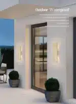 Outdoor Waterproof Wall Lamps Strip Natural stone Wall Lights LED Wall Lamp Bedroom Exterior Outdoor Lighting 110V 220V