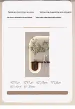 Entrance Decoration LED Wall Lamp Green Plant Corridor Hallway Modern Hanging Painting High-end Living Room Create Mural