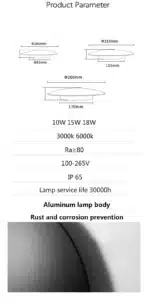 Aluminum Outdoor waterproof wall lamp, courtyard garden, modern and minimalist balcony, living room, bedroom, indoor wall