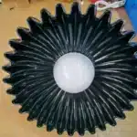 French Ceramic Sunflower Corridor LED Wall Light Modern Atmosphere for Bedroom Restaurant Counter Wall Lamp Bar Lamps Home