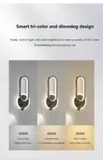 Modern LED Wall Lamp for Living Room Bedroom Bedside Study Room Stair Aisle Minimalist Creative Wall Sconce Home Decor