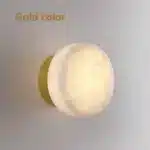 Luxury Spain natural Marble Round Wall Lamp Nordic Modern LED room Light living room Bedroom Passage corridor High-end