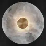 Bedroom Bedside Round Marble Wall Lamp Living Room Sofa Background Dector Hotel Corridor Entrance Cloakroom Led Lighting