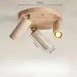 New Creative Natural Yellow Cave Stone LED Spotlight Living Room Restaurant Bar Clothing Store Ceiling Lamp Art Decor