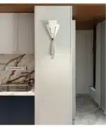 Modern Luxury Marble Wall Lamp Flower Shape Sconce Lamp Stainless Steel LED Wall Light For Bedroom Living Room Hotel Decor