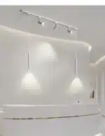 Kitchen Led Pendant Dining Room Chandeliers Lights Hallway Linear Magnetic Track Light DIY Dining Table Bar Table Lamp
