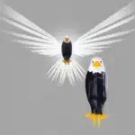 LED Eagle Wall Lamp with Luminous Wings Household Wall Mounted Projection Lamp Ambient Light For Master Bedroom Dining Room