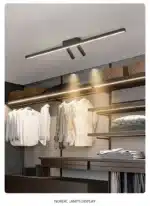 Nordic Led Ceiling Lamp For Living Dining Room Bedroom Closets Kitchen Aisle Strip Track Spotlight Background Lighting