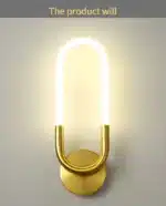 Tinlaibor Minimalist Wall Lamp Modern Designer Creative Study Living Room Bedroom Background CE Wall Light Bedhead – side