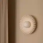 French Ceramic Sunflower Corridor LED Wall Light Modern Atmosphere for Bedroom Restaurant Counter Wall Lamp Bar Lamps Home