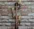 3 Light Craftman Water Pipe Wall Sconce Industrial Vintage Lighting Wall Light in Antique Bronze Finish Wall Lamp
